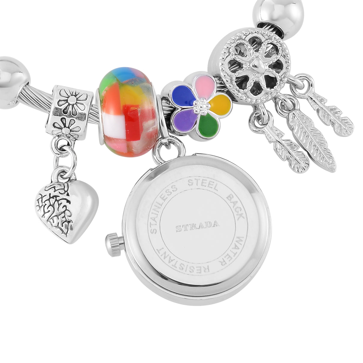 STRADA PC21S Japan Movement Multi Charm Watch Bracelet - Dream Catcher 7832664 7