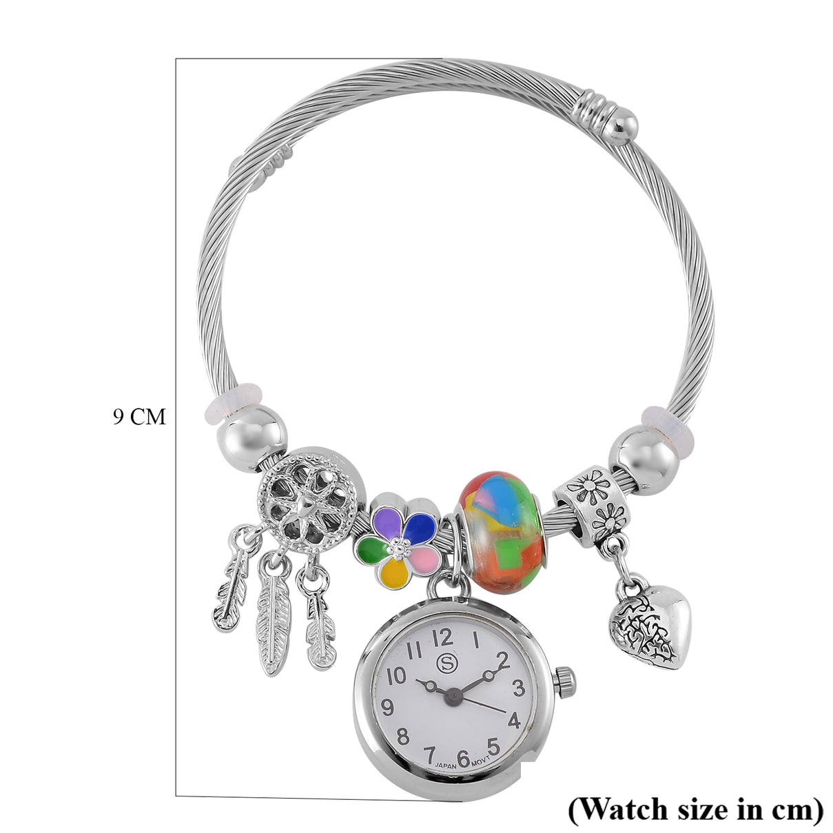 STRADA PC21S Japan Movement Multi Charm Watch Bracelet - Dream Catcher 7832664 8