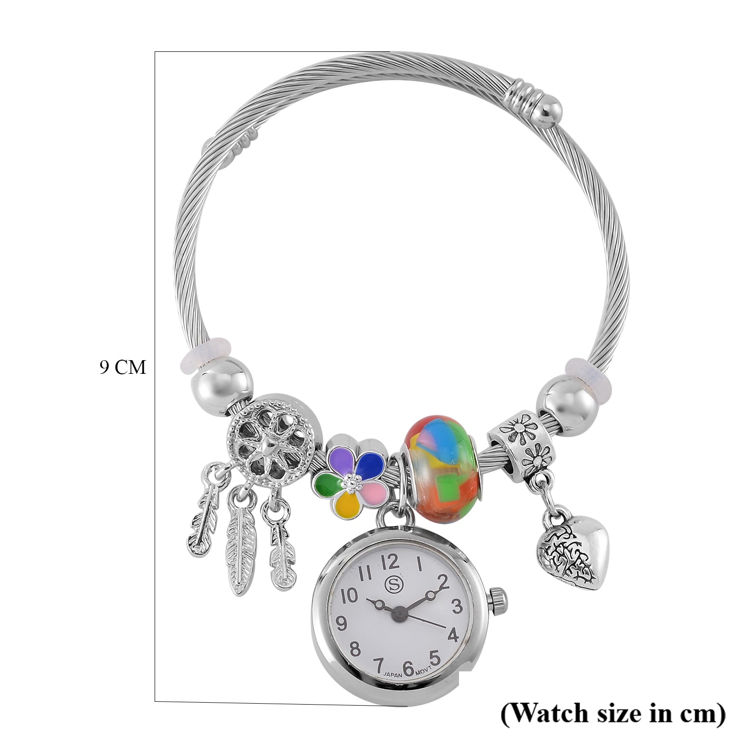 STRADA PC21S Japan Movement Multi Charm Watch Bracelet - Dream Catcher 7832664 8
