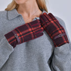 Winter Fashion Must Have - Designer Inspiration - CASHMERE Blend Gloves - Wine Red_7833569_1