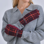 Winter Fashion Must Have - Designer Inspiration - CASHMERE Blend Gloves - Wine Red_7833569_2