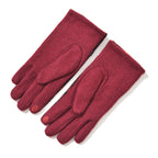 Winter Fashion Must Have - Designer Inspiration - CASHMERE Blend Gloves - Wine Red_7833569_3