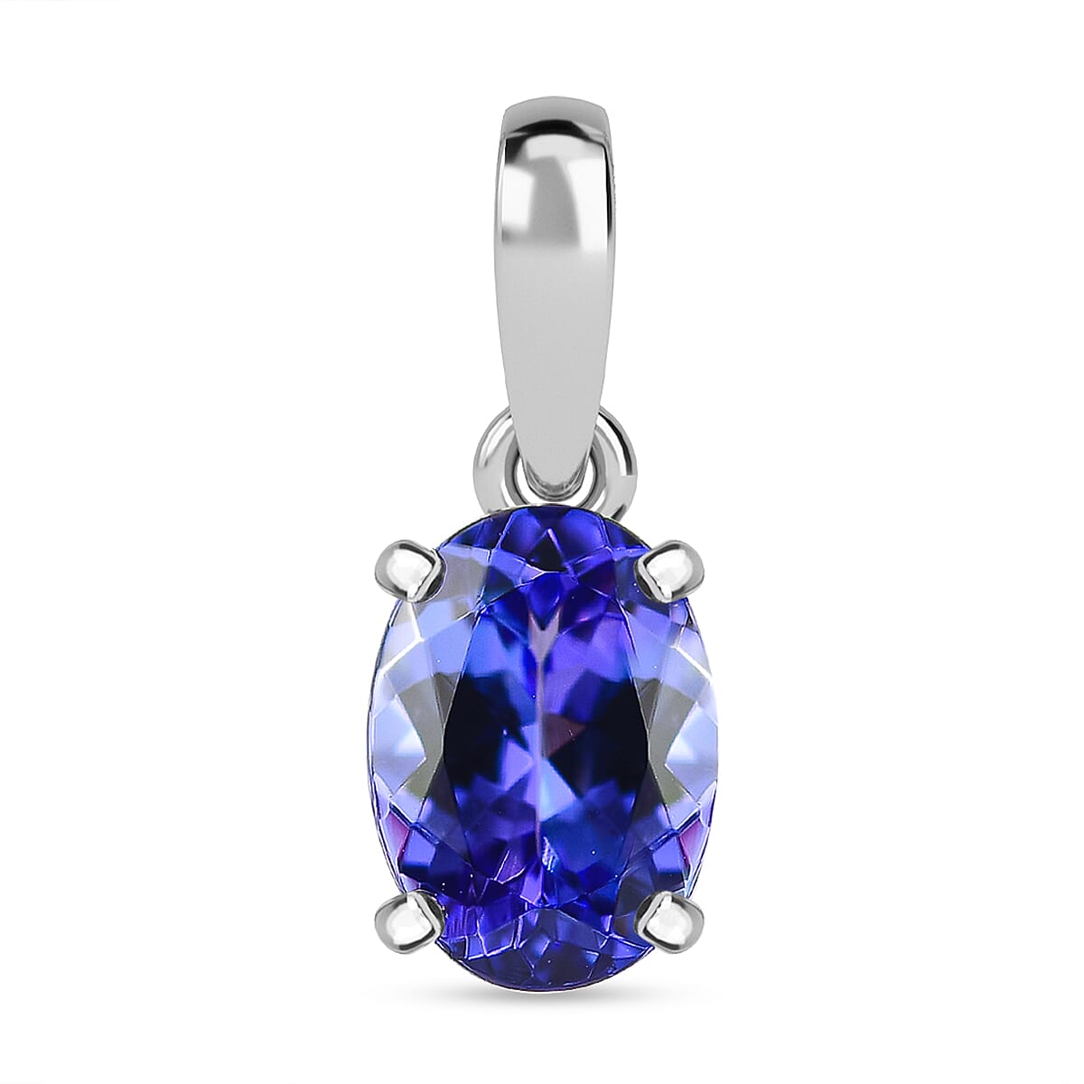 RHAPSODY 950 Platinum AAAA Tanzanite Solitaire Pendant 1.00 Ct. 7839006 0