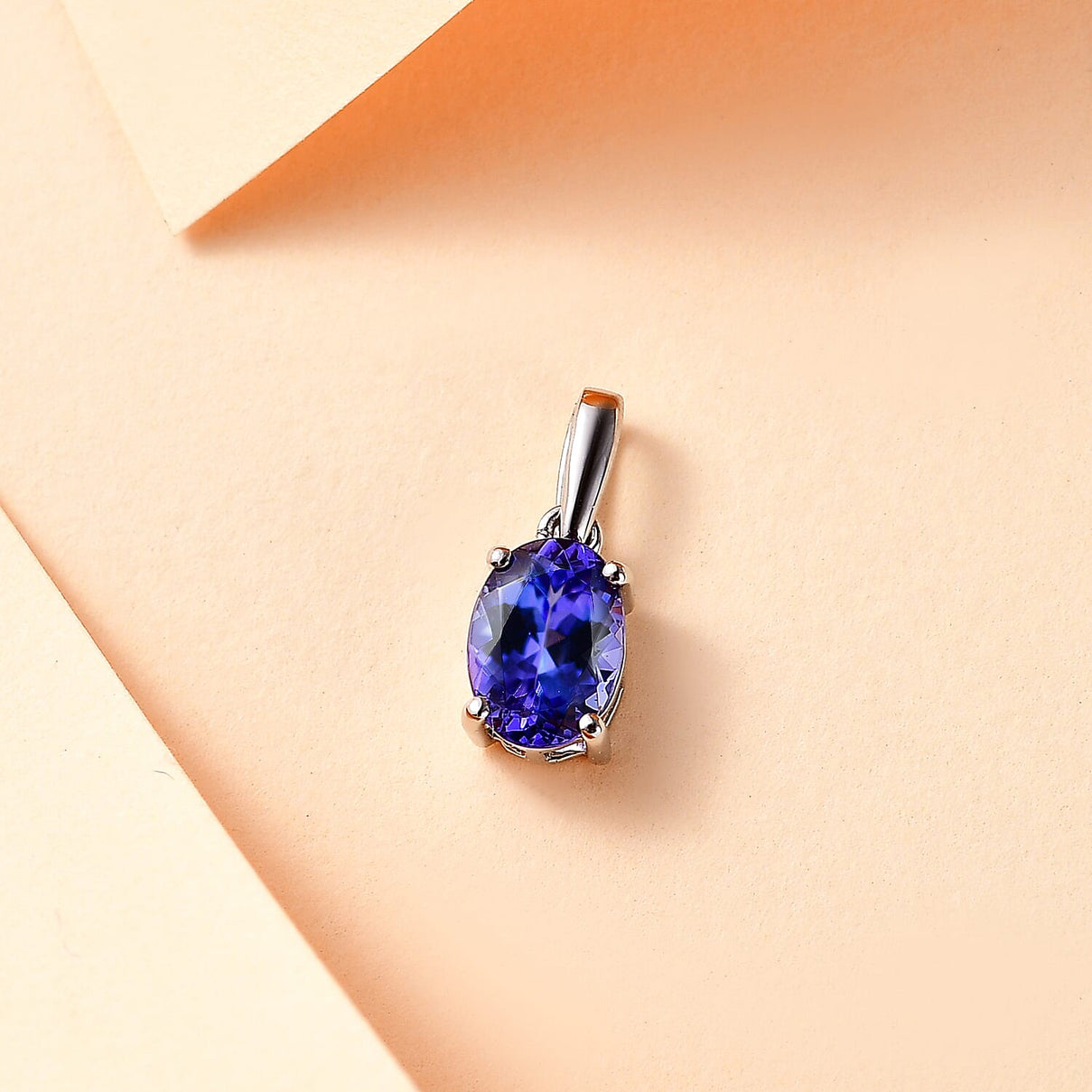 RHAPSODY 950 Platinum AAAA Tanzanite Solitaire Pendant 1.00 Ct. 7839006 2
