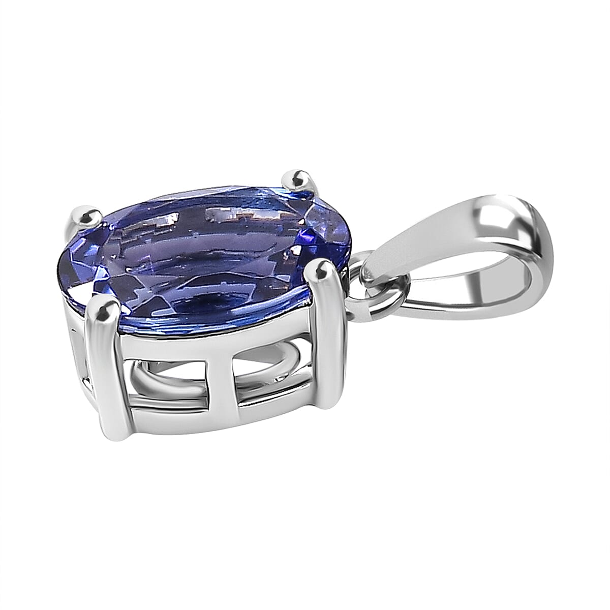 RHAPSODY 950 Platinum AAAA Tanzanite Solitaire Pendant 1.00 Ct. 7839006 4