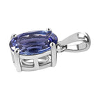 RHAPSODY 950 Platinum AAAA Tanzanite Solitaire Pendant 1.00 Ct.