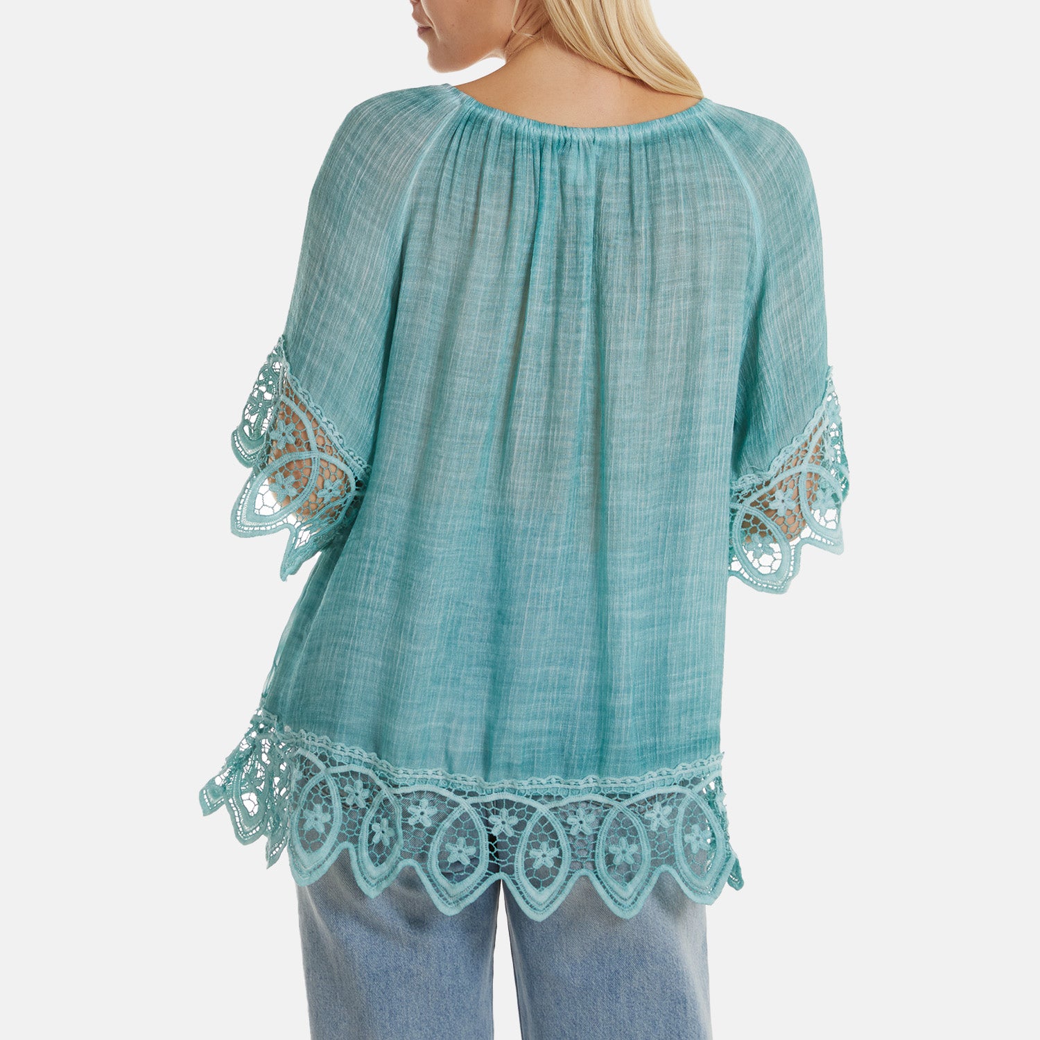 Nova of London Polyester Woven Blouse (Size 1x1 cm) - Mint 7839206 1