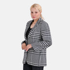 La Marey Plaid Suit Blazer (Size 16 to 18) - Black_7839435_2