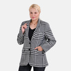 La Marey Plaid Suit Blazer (Size 16 to 18) - Black_7839435_3