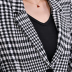La Marey Plaid Suit Blazer (Size 16 to 18) - Black_7839435_4