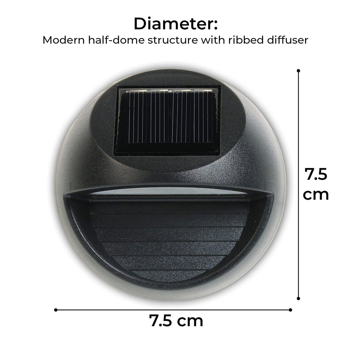 MAXMEE LED Solar Fence Light - Set of 4 7840103 5