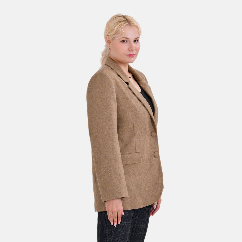 La Marey Solid Suit Blazer (Size16 to 18) - Brown_7840113_2