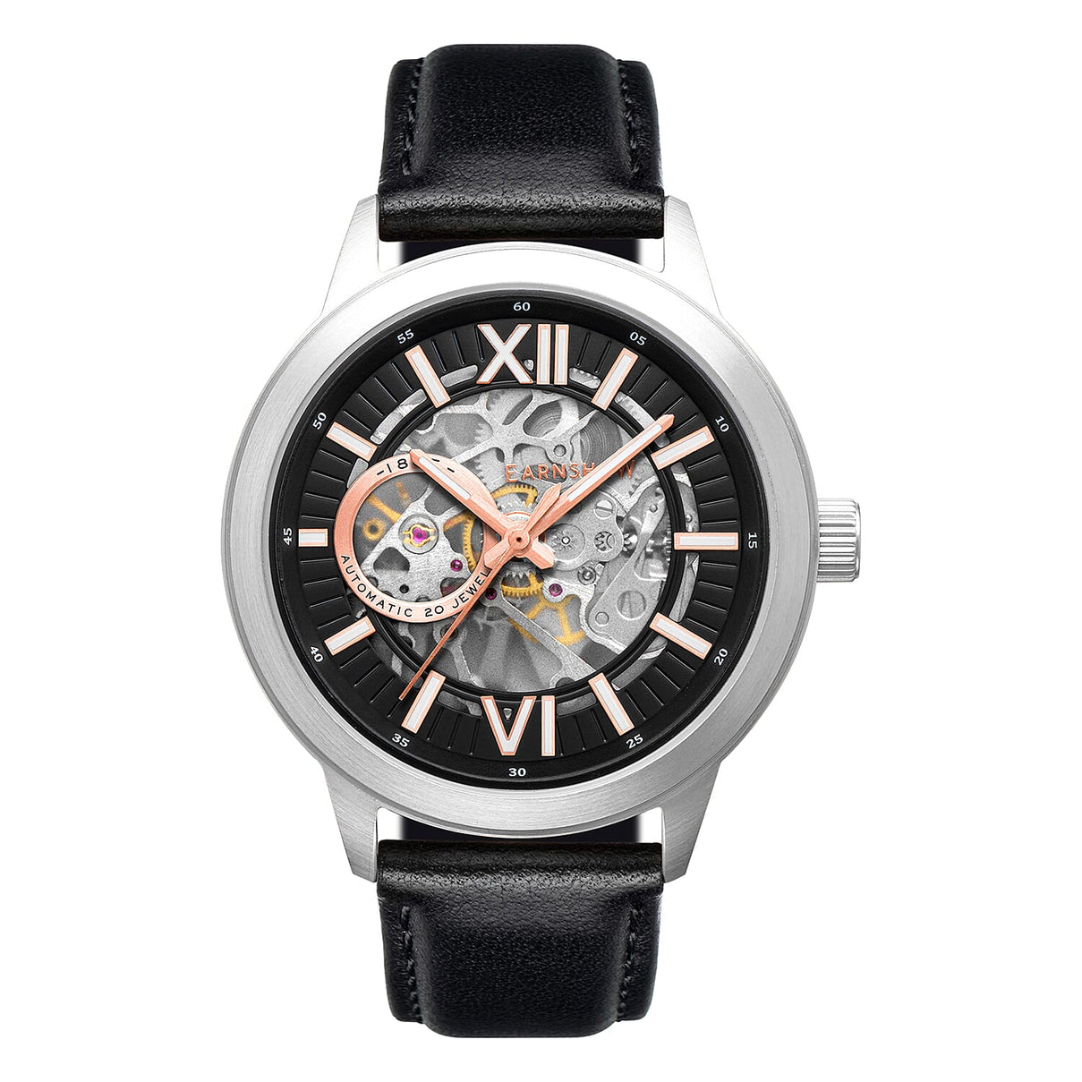 Thomas Earnshaw Raleigh Skeleton Automatic Men's Watch 7840805 0