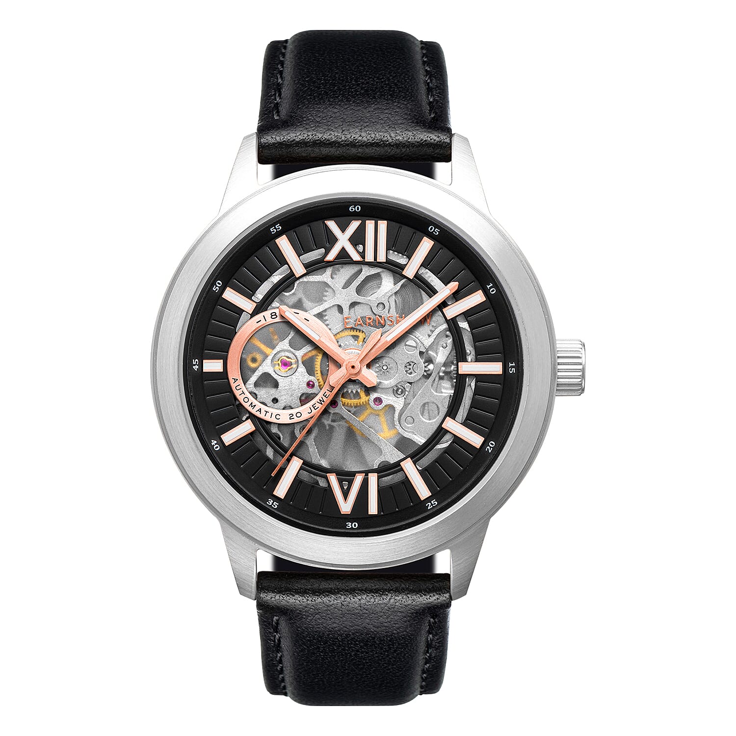Thomas Earnshaw Raleigh Skeleton Automatic Men's Watch 7840805 0