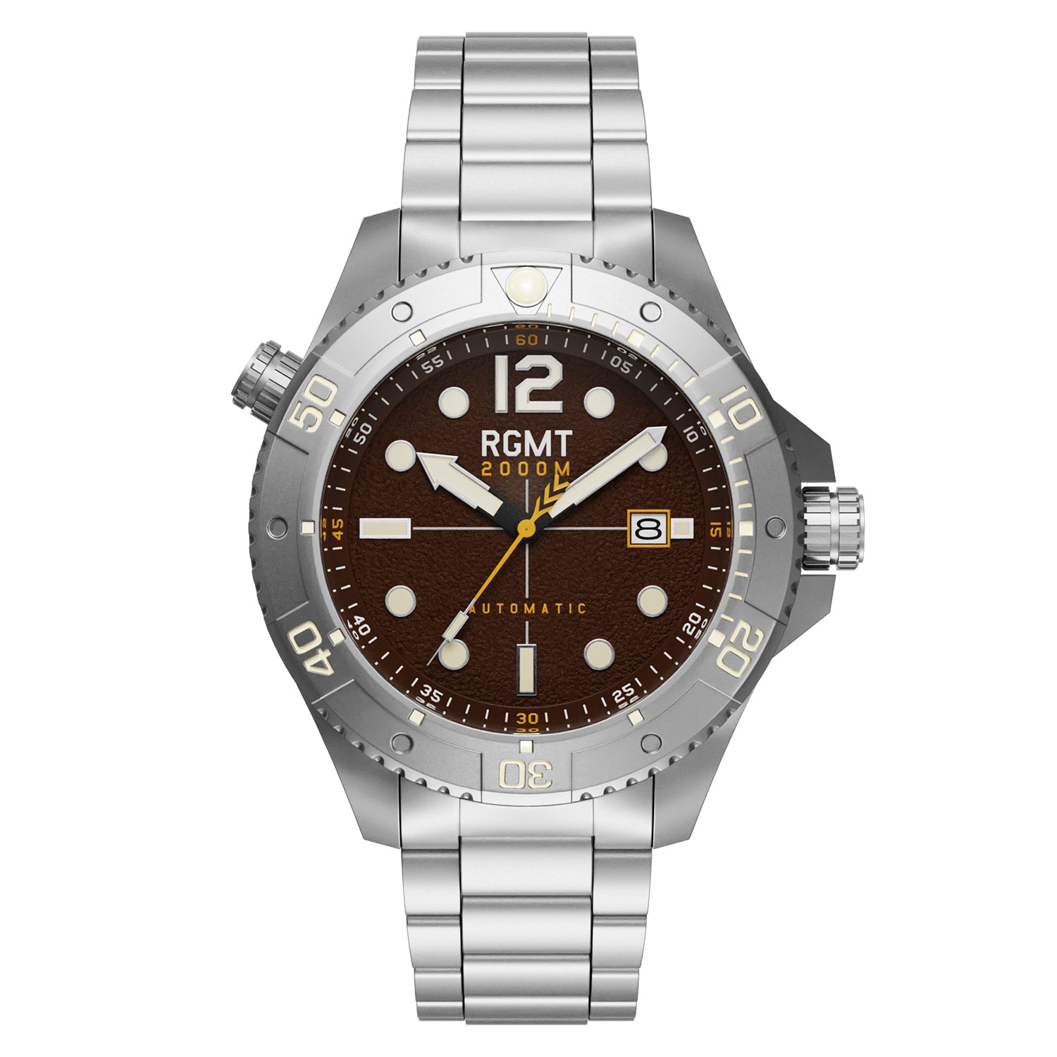 RGMT Demolition Automatic Mens Japanese Automatic Brown Watch 7840812 0
