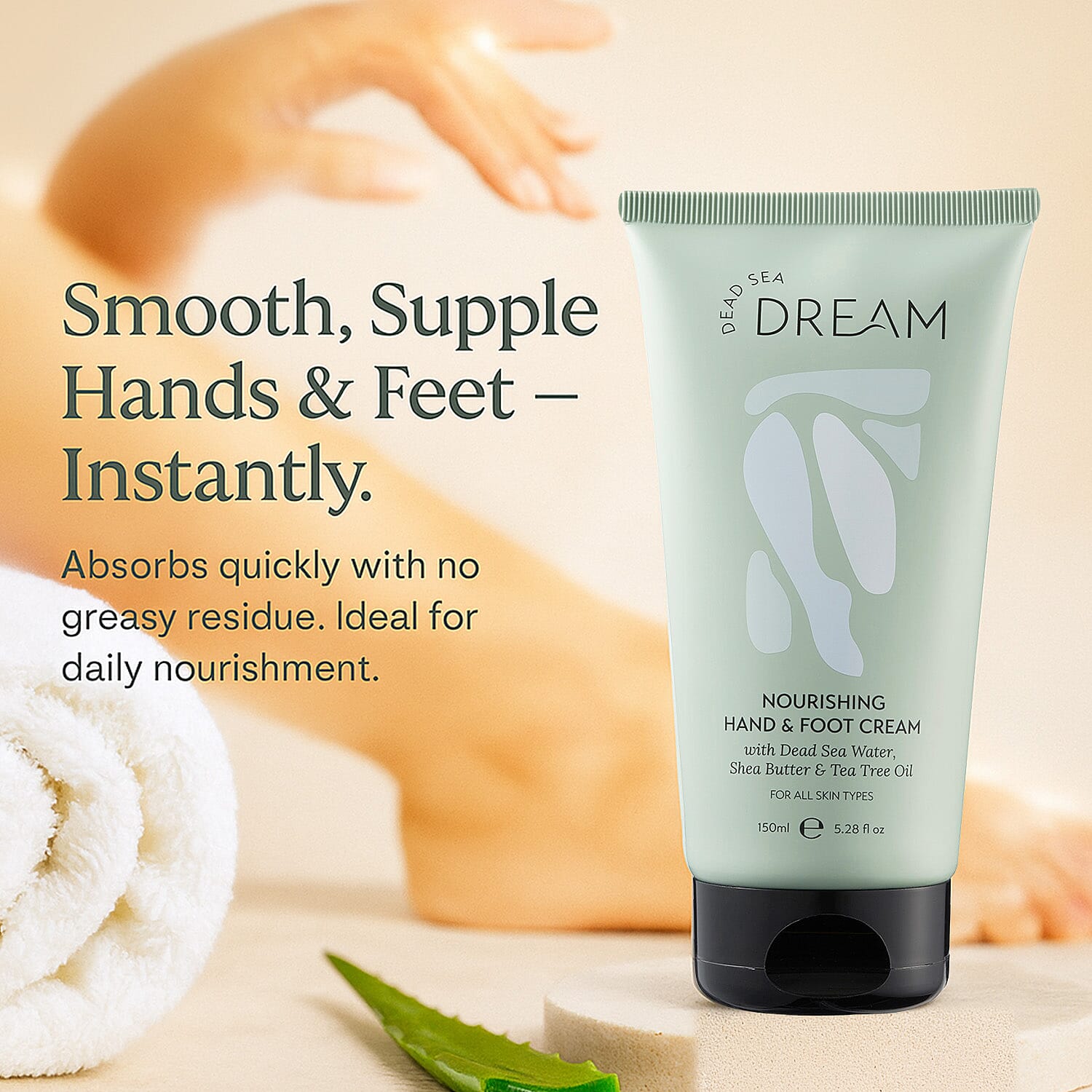 Dead Sea Dream Nourishing Hand and Foot Cream - 150ml 7841250 3
