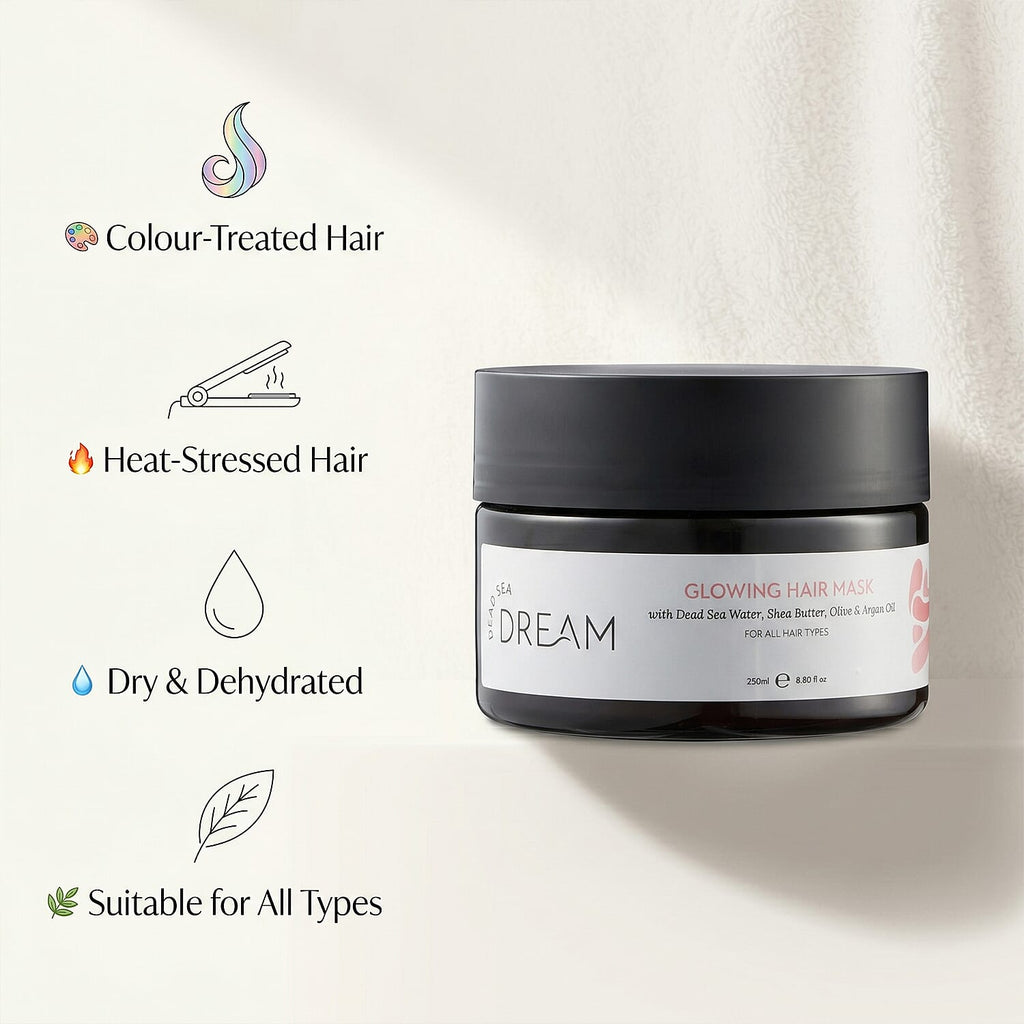 Dead Sea Dream Glowing Hair Mask - 250ml