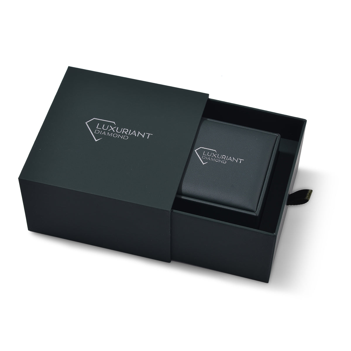 Luxuriant Pendant Box Set - LED Box, Pouch, &amp; Cleaning Cloth - Green 7841310 8