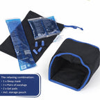 Mysleepmask Blackout with Gel Inserts, Ear Plugs, Travel Case (Size L - XL)_7842462