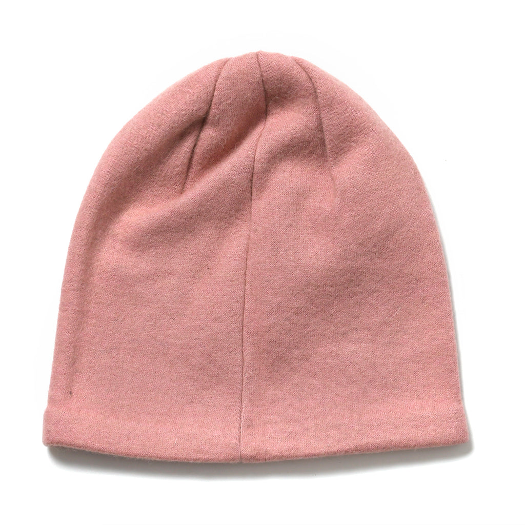 Premium Cashmere Wool Crystal Embellished Hat and Gloves - Pink_7842644_4