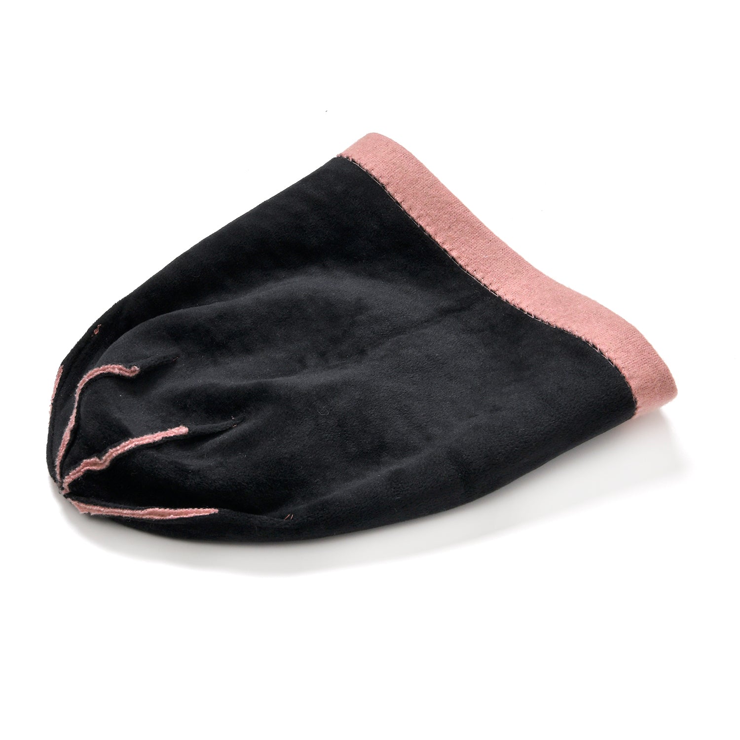 Premium Cashmere Wool Crystal Embellished Hat and Gloves - Pink V32515723 6