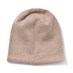 Premium Cashmere Wool Crystal Embellished Hat and Gloves - Beige_7842646_4