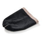 Premium Cashmere Wool Crystal Embellished Hat and Gloves - Beige_7842646_5
