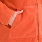 La Marey Polar Fleece Jacket (Size M) - Orange_7842843_5