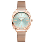 Gamages of London Dahlia Diamond Swiss Quartz Movement Light Green Dial WR Ladies Watch with Milanese Bracelet - Rose Gold_7843956