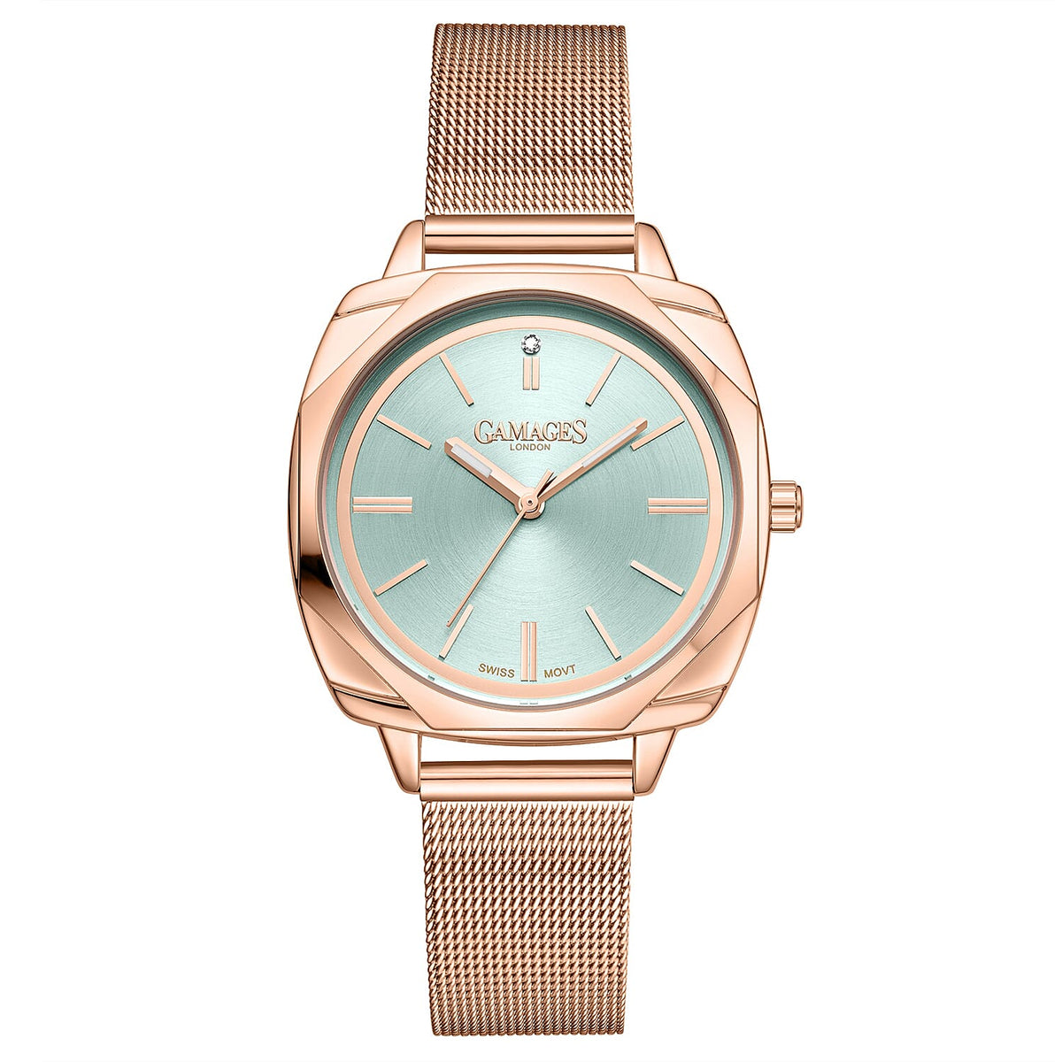 Gamages of London Dahlia Diamond Swiss Quartz Movement WR Ladies Watch with Milanese Bracelet 7843956 0