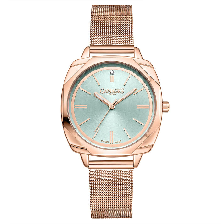 Gamages of London Dahlia Diamond Swiss Quartz Movement WR Ladies Watch with Milanese Bracelet 7843956 1