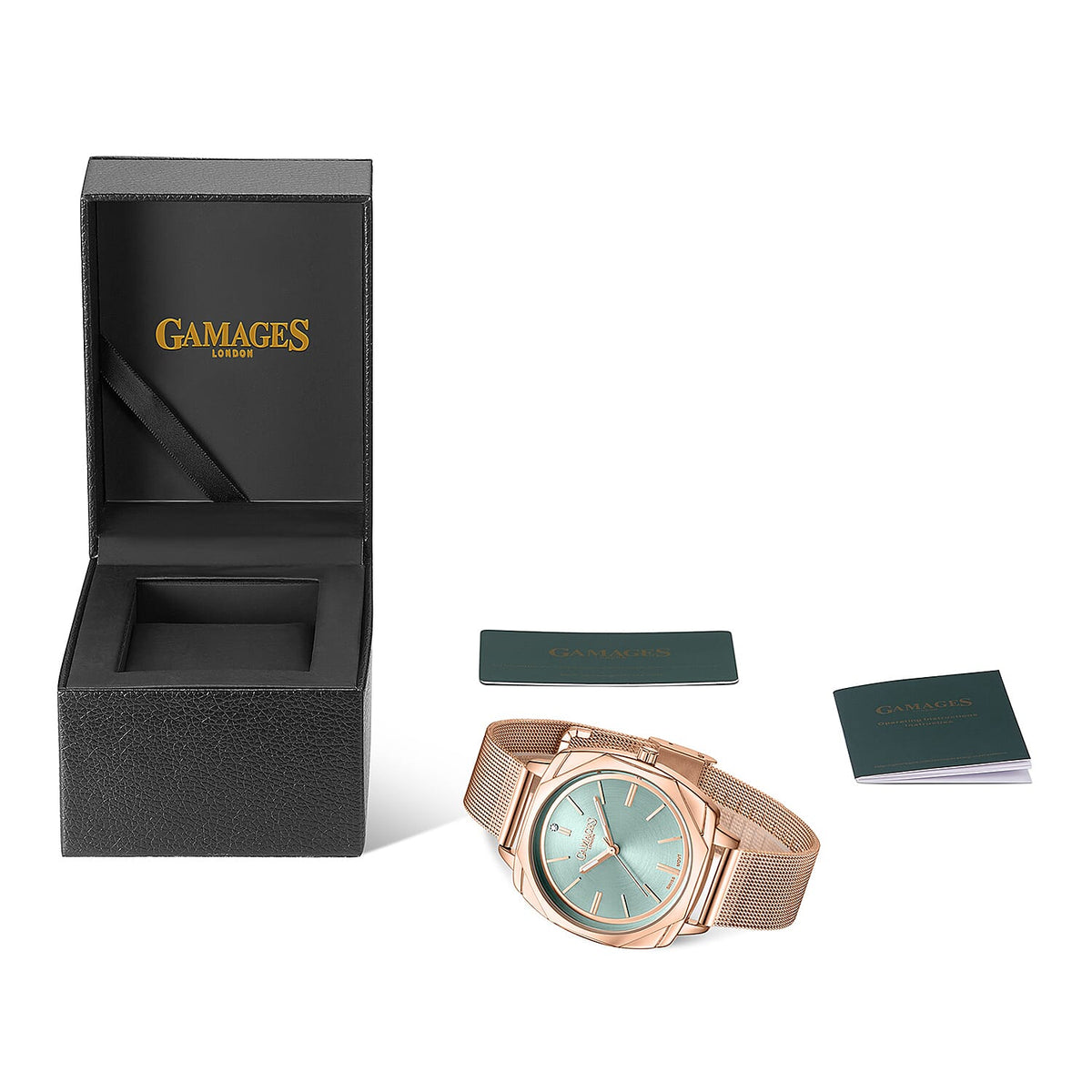 Gamages of London Dahlia Diamond Swiss Quartz Movement WR Ladies Watch with Milanese Bracelet 7843956 5