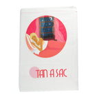 Tan a Sac 100% Cotton Bed - Pillow Protection From Fake Tan (Size 300x100 cm) - White