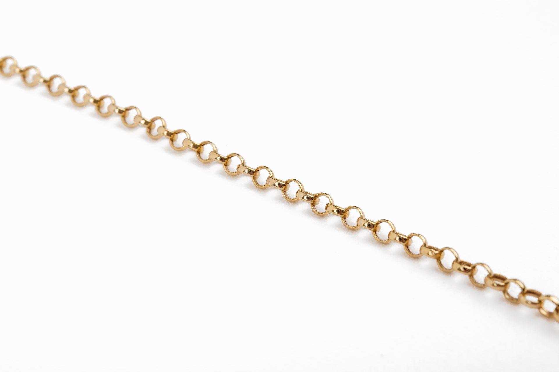 BIGGEST 9K Yellow Gold Belcher Necklace With Spring Clasp (Size - 18) 7844798 2
