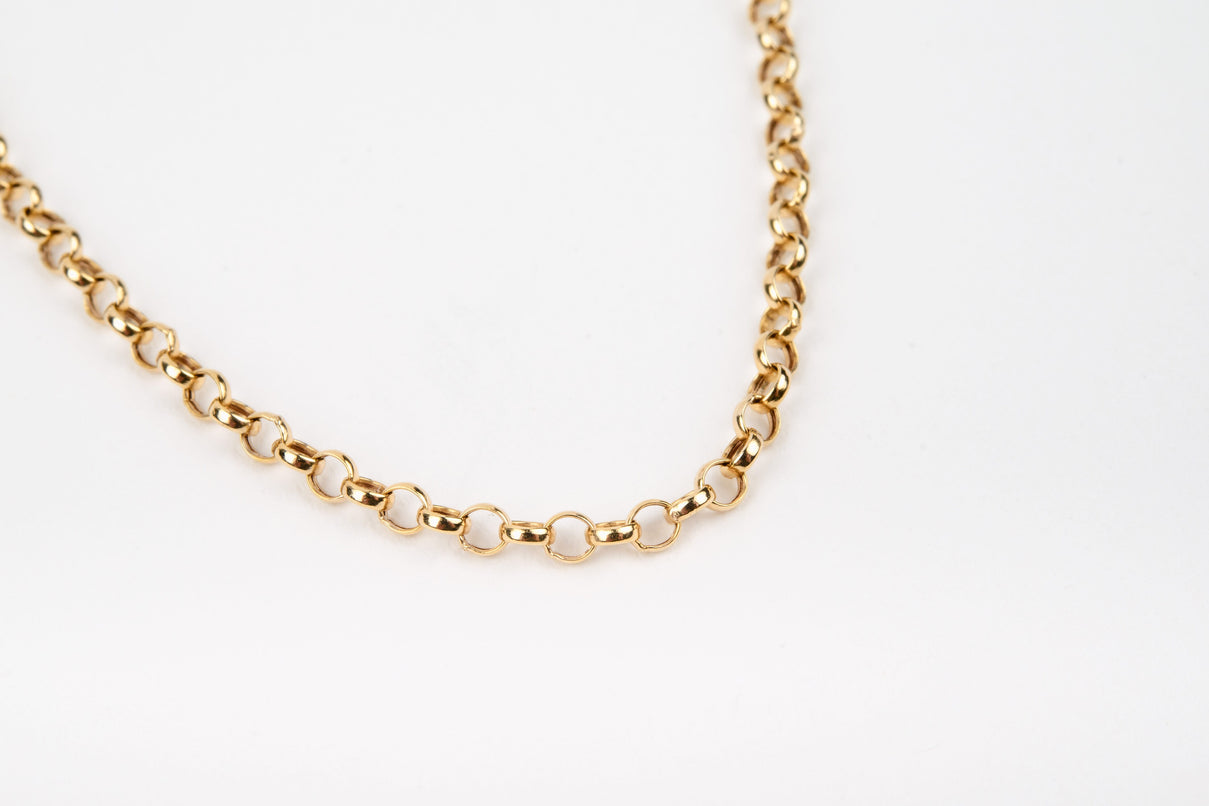 BIGGEST 9K Yellow Gold Belcher Necklace With Spring Clasp (Size - 18) 7844798 3