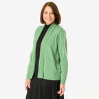Emma Pure and Natural Knitted Cardigan (Size - M) - Olive_7844929_2