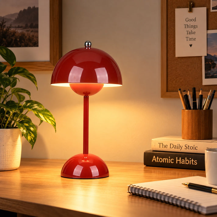 CORDLESS - Table Lamp (Size - 30cm Height) - Wine Red 7846371 2