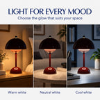 Table Lamp (Size - One Size) - Wine Red_7846371_3