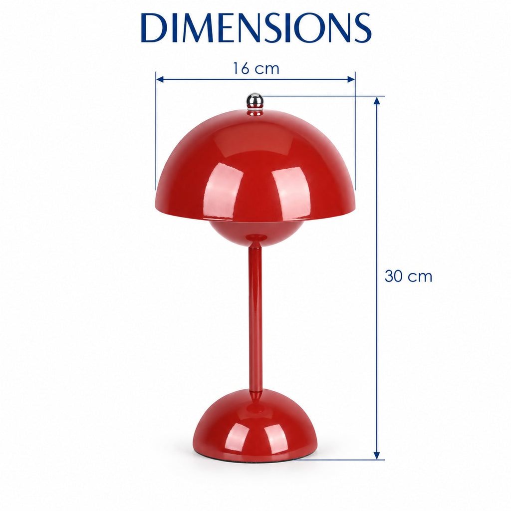 Table Lamp (Size - One Size) - Wine Red_7846371_6