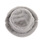Lightweight and Cozy Faux Fur Bucket Hat (58cm) - Grey_7846718_3