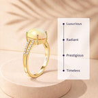 14K Yellow Gold  AAA   Ethiopian Opal ,  White Diamond  I2 Ring 4.80 ct,  Gold Wt. 4.02 Gms  4.800  Ct._7848032_3