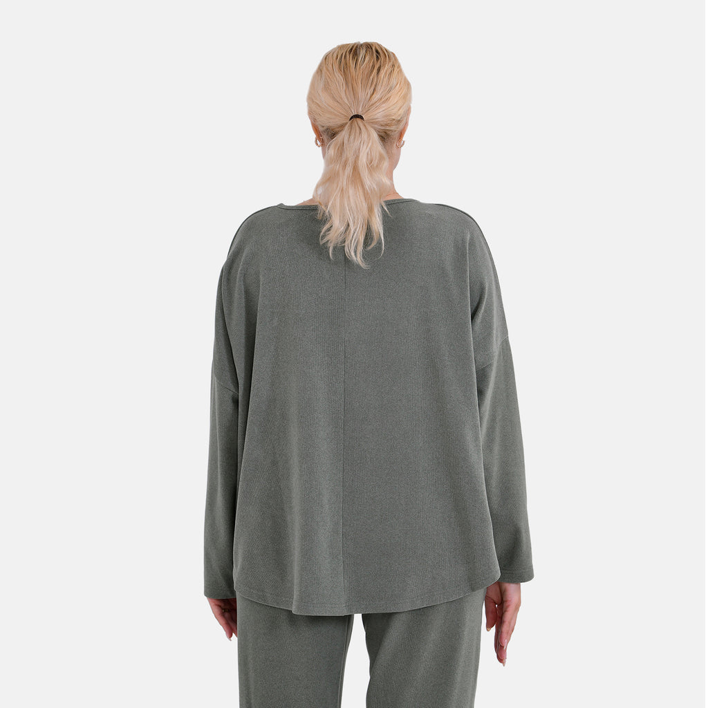 La Marey Soft Casual Top - Green_7849053_1