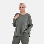 La Marey Soft Casual Top - Green_7849053_3
