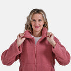 La Marey Plush Jacket with Pockets (Size 12 to 14) - Pink_7849986_4