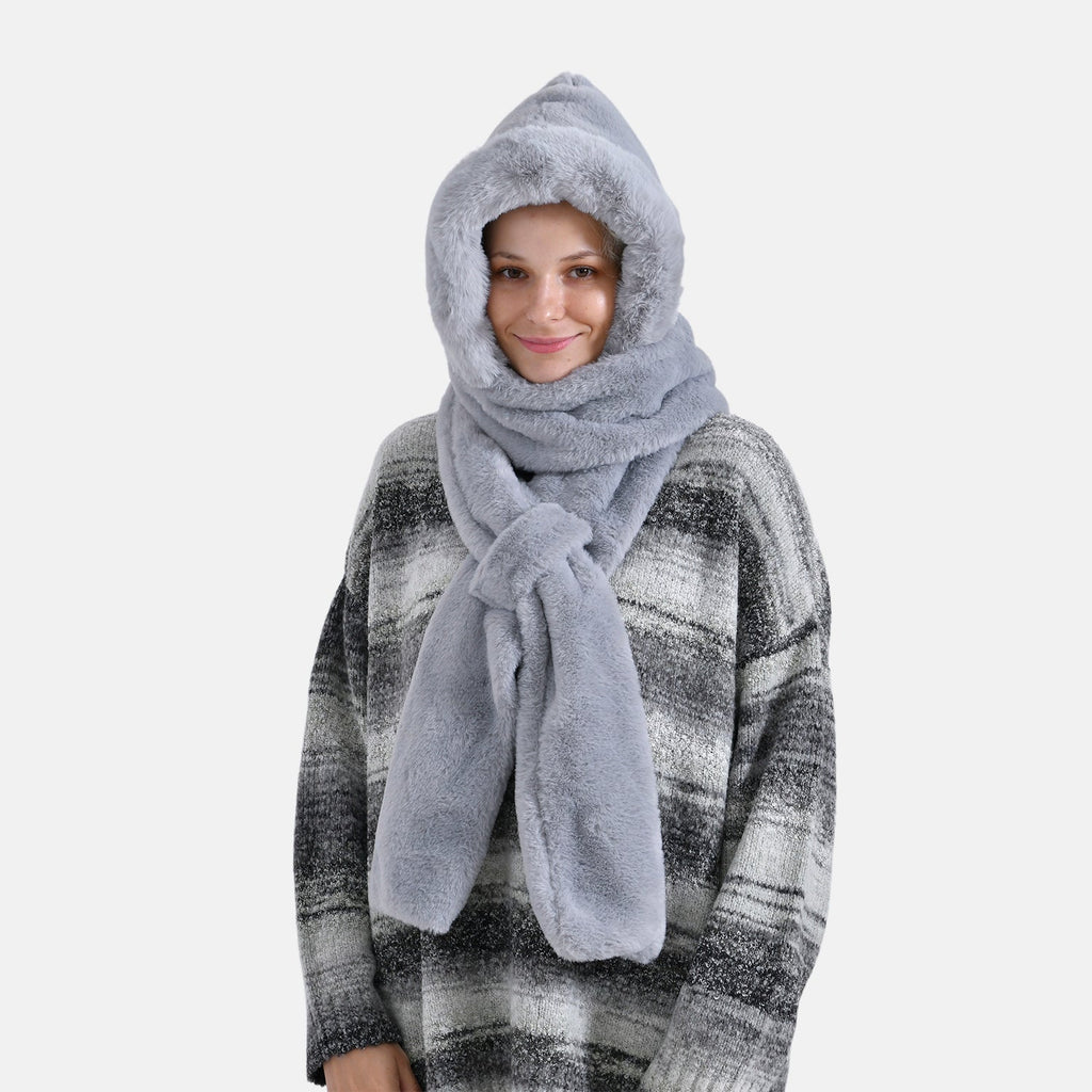 Super Soft Plush Hat and Scarf Set