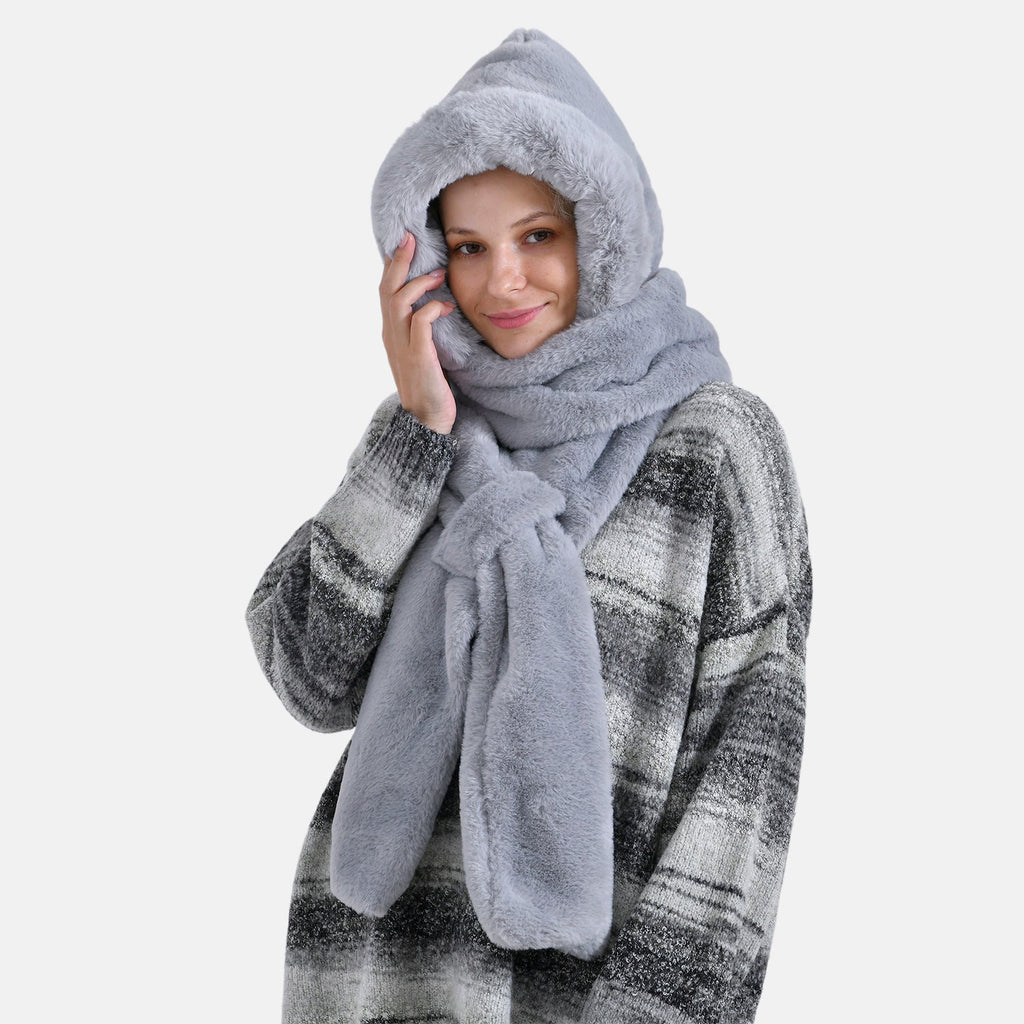 Super Soft Plush Hat and Scarf Set