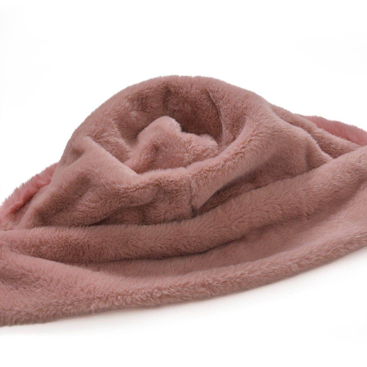 Plush Hooded Hat and Scarf Set V32358750 6