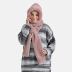 Super Soft Plush Hat and Scarf Set