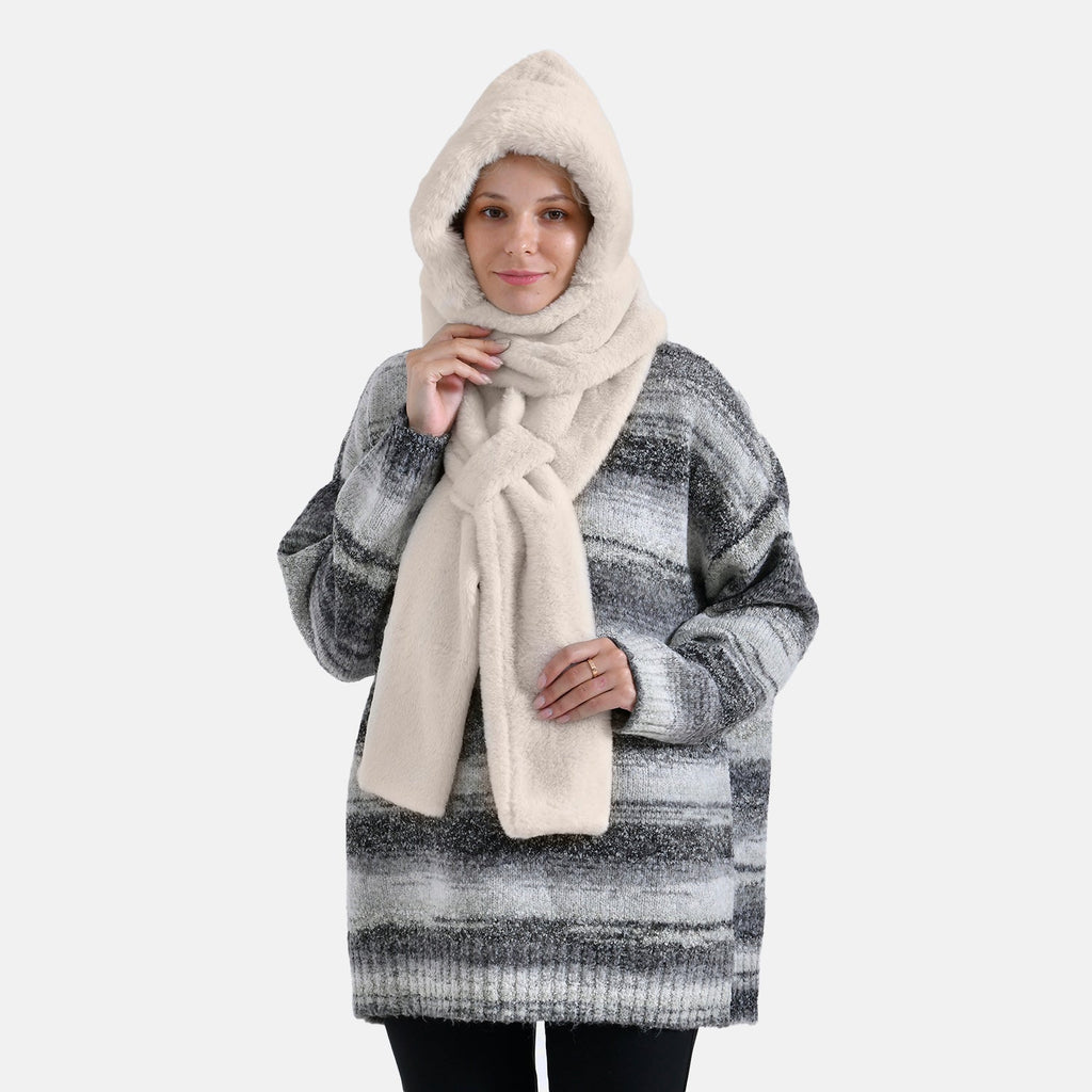 Super Soft Plush Hat and Scarf Set