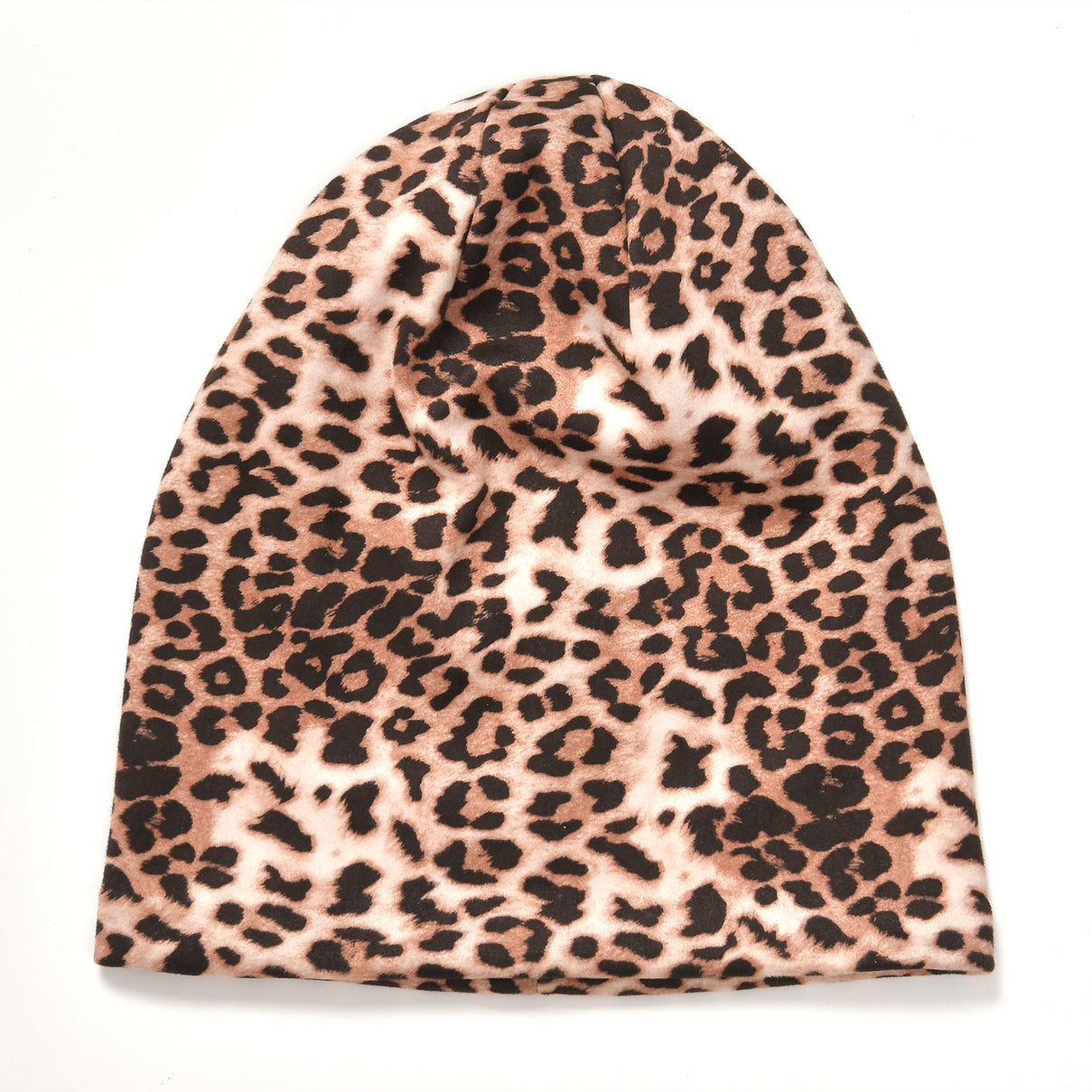 Leopard Print Benie Hat and Gloves Set V32513578 4